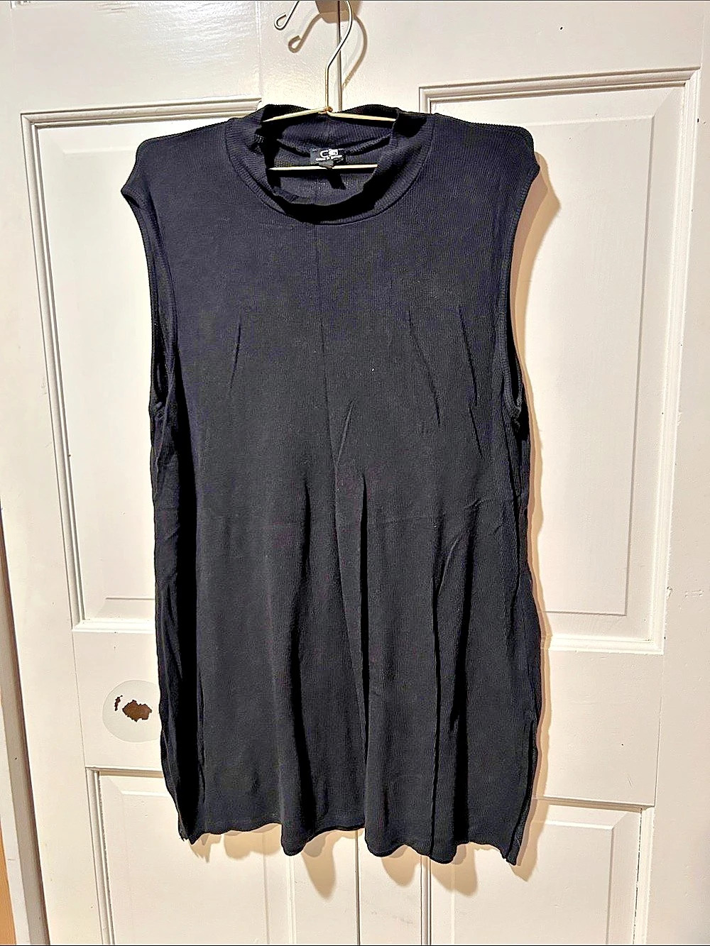 Cable & Gauge Black Pleated Mini Dress Like New
